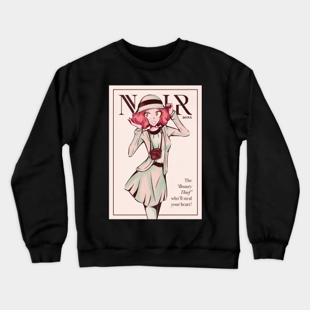 Noir Crewneck Sweatshirt by OkiComa